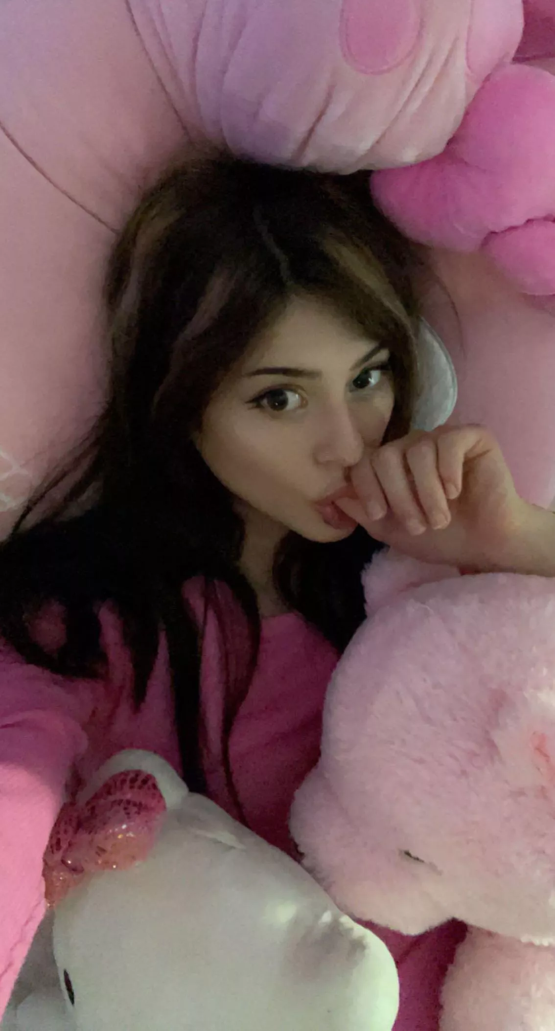 cudddlesss with my stuffiess 🧸🎀 posted by Appropriate-Income73