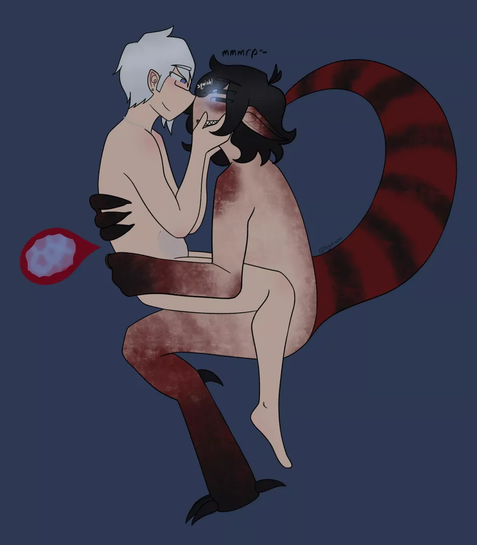 Cuddles after my previous post [OC] posted by Kyonixpos