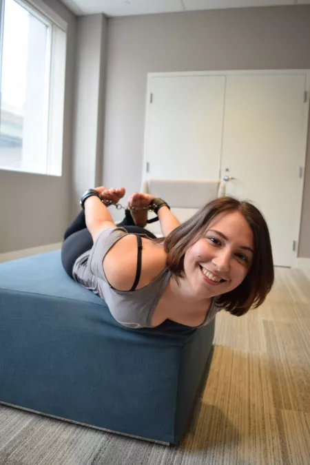 Cuffs and smile. by SummaryExecutions