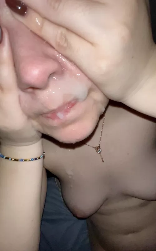 Cum belongs on my face💦🥰 by xxxCoupleOF