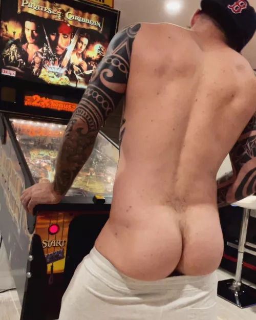 Cum in my backbox #pinballwizard by softbutchbeardo