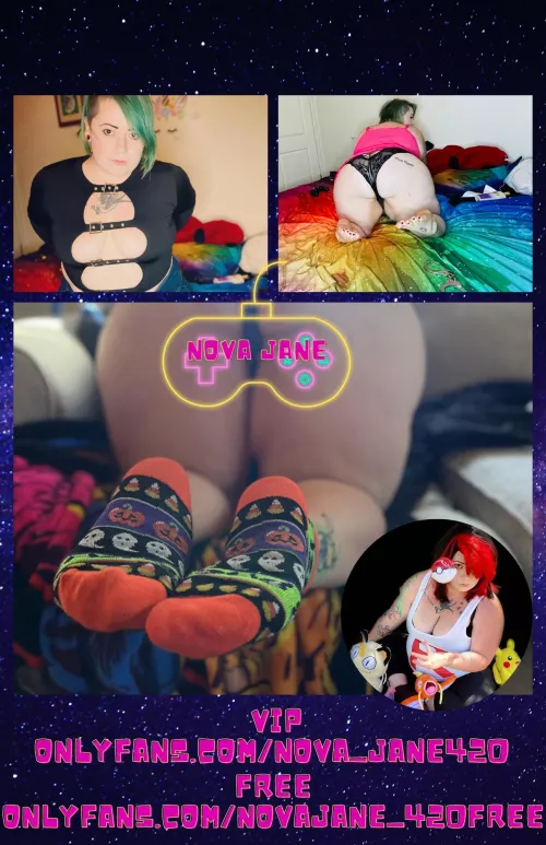 Cum join my Onlyfans for all of your BBW needs 🥵 GG, BG, G, kink friendly. Cosplay, Gamer, BBW Foot Goddess. Sexy tattooed milf here for your pleasure 👾 by NovaJane420