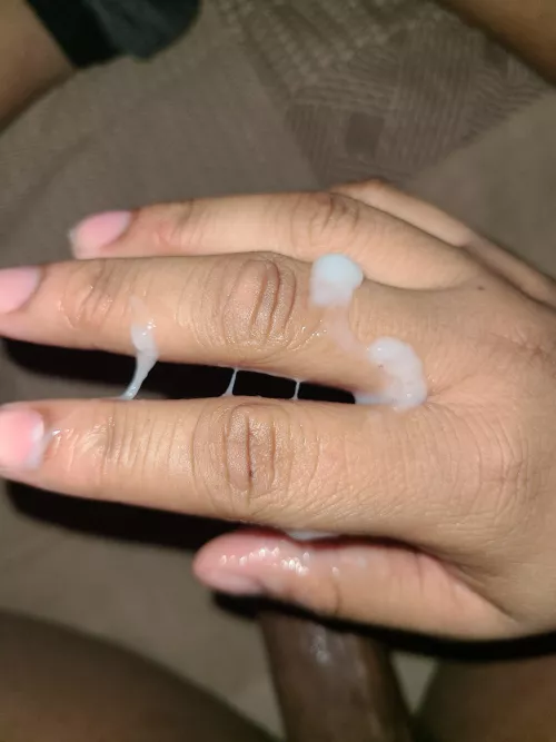 Cum lick my fingers by Jaysonlove