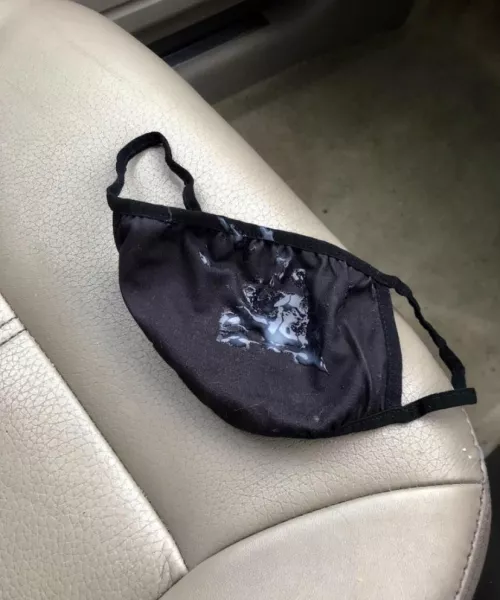Cum on mask