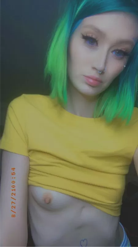 Cum on my boobs? 😇🖤 by peachedginger