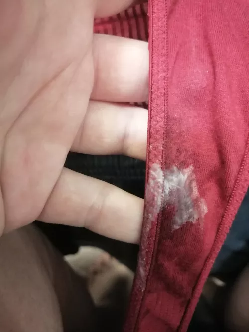 cum on my panties by Bubblegum_flower