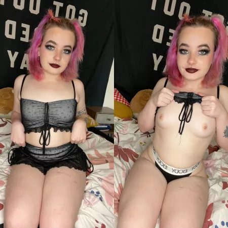 cum on my small tits [ST] by smokeyscarlet