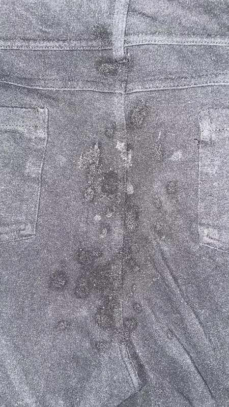 Cum on the ass of some jeans by Jakes_8_inches