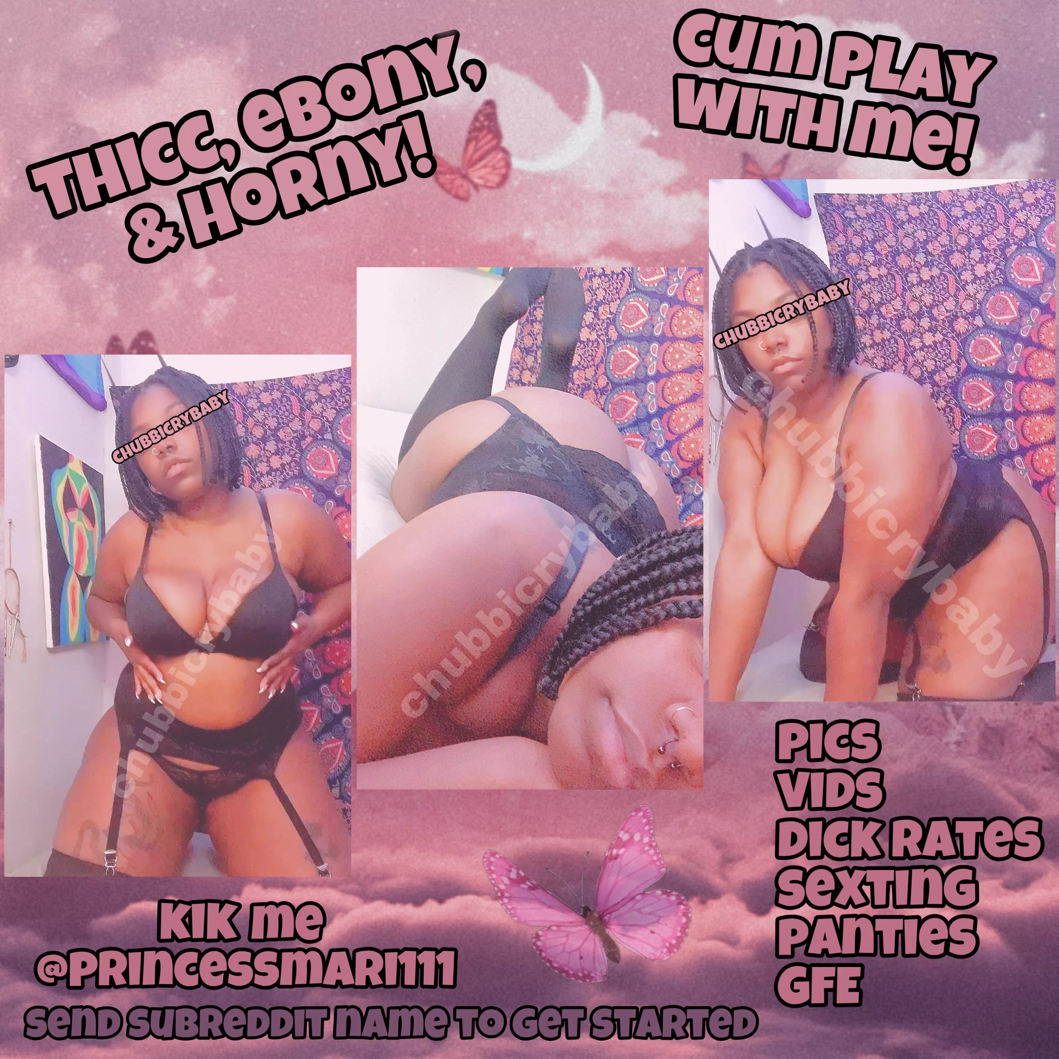 cum play with this chubby babe, bigger is better😋 | 💦[GFE] [sext] [rate] custom/premade [pic] [vid] panties [fet]ish friendly💦, i do show face ✨kik me @princessmari111 posted by childlike_luna