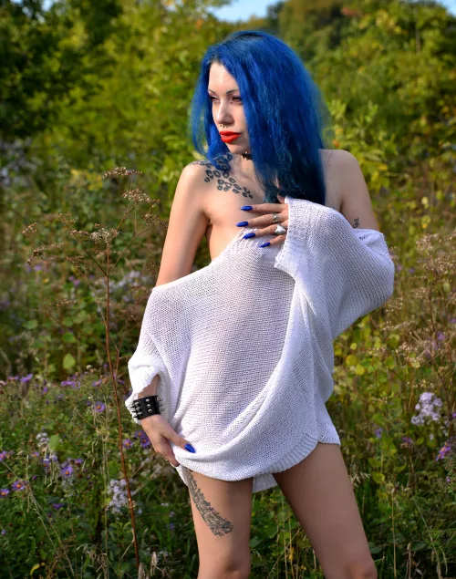 Cum see my new outdoor nudes with the free trial below 🍭🐱 Xomel 💀💙 by VulgarKittyx69