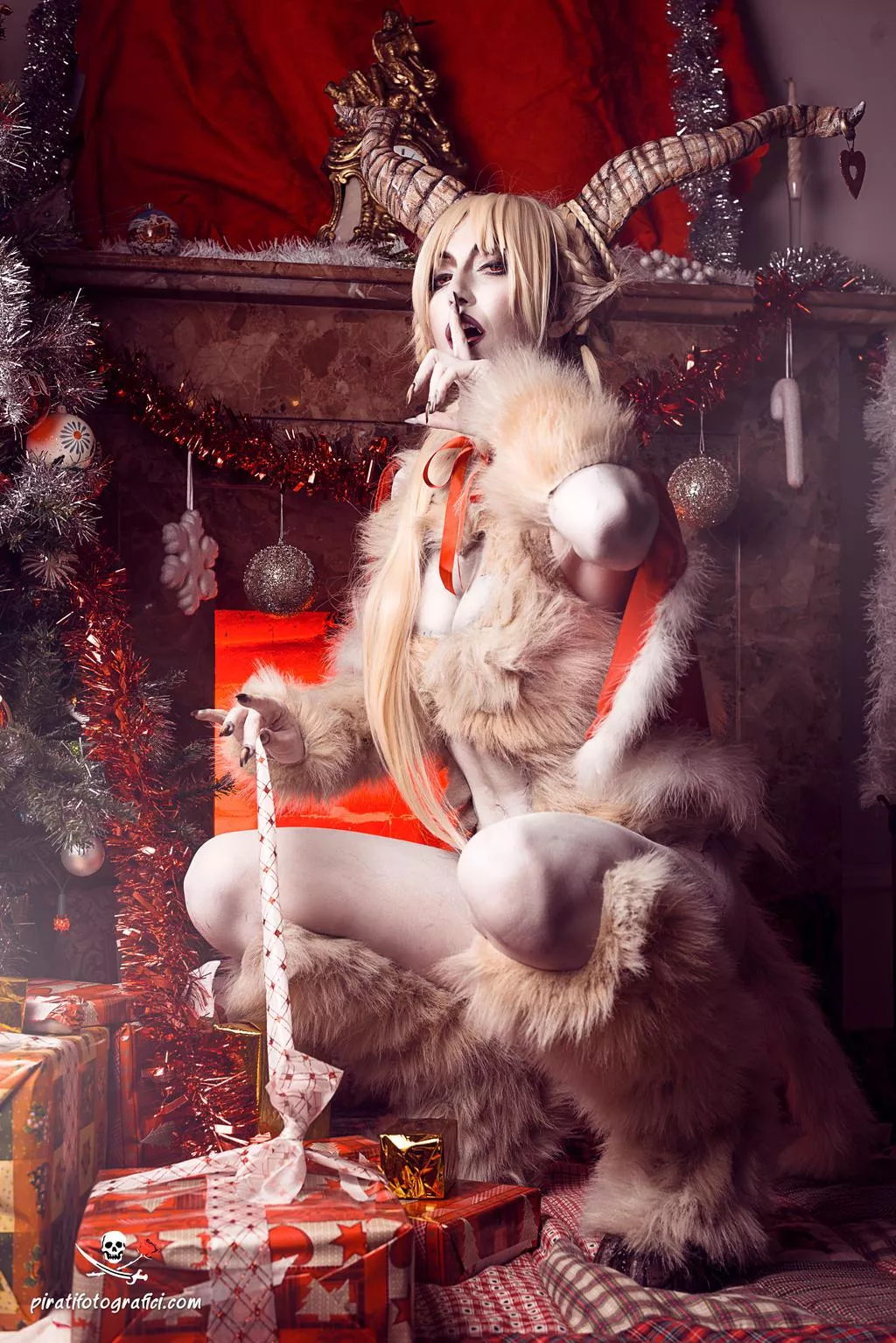 [Cuntsagram] beware of what's coming down the chimney this year 😈😈😈. #Krampus #Naughty #extra @WhiteRabbit posted by UnsualAlice