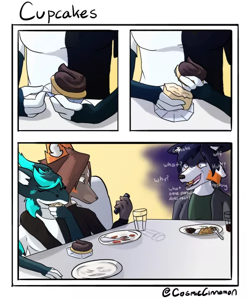 Cupcakes (First time doing a comic!) by Ash032103