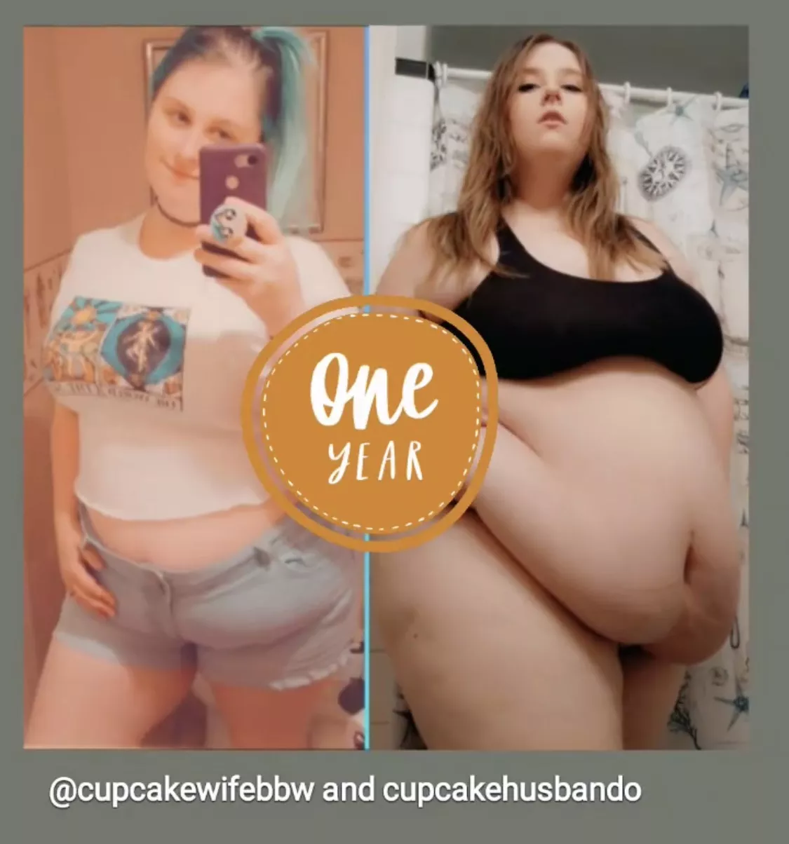 Cupcakewifebbw (1 year-ish) has been on an incredible journey 😍 posted by KaylaDecay