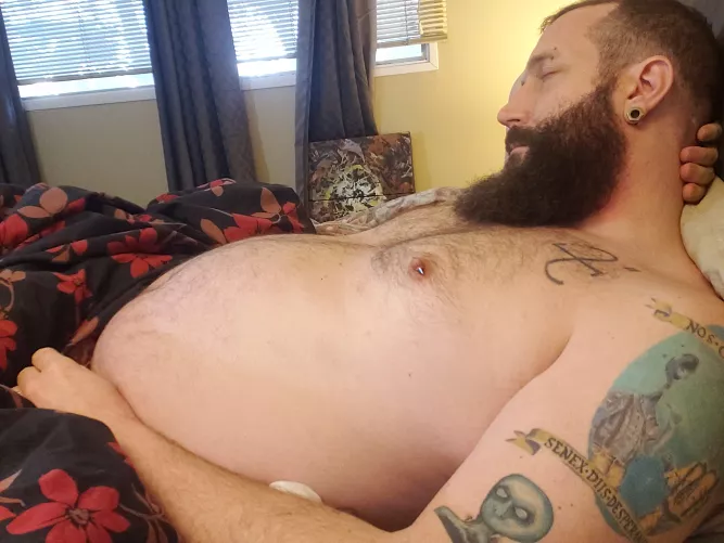 Curl up next to me and rub my belly by harlanparamore