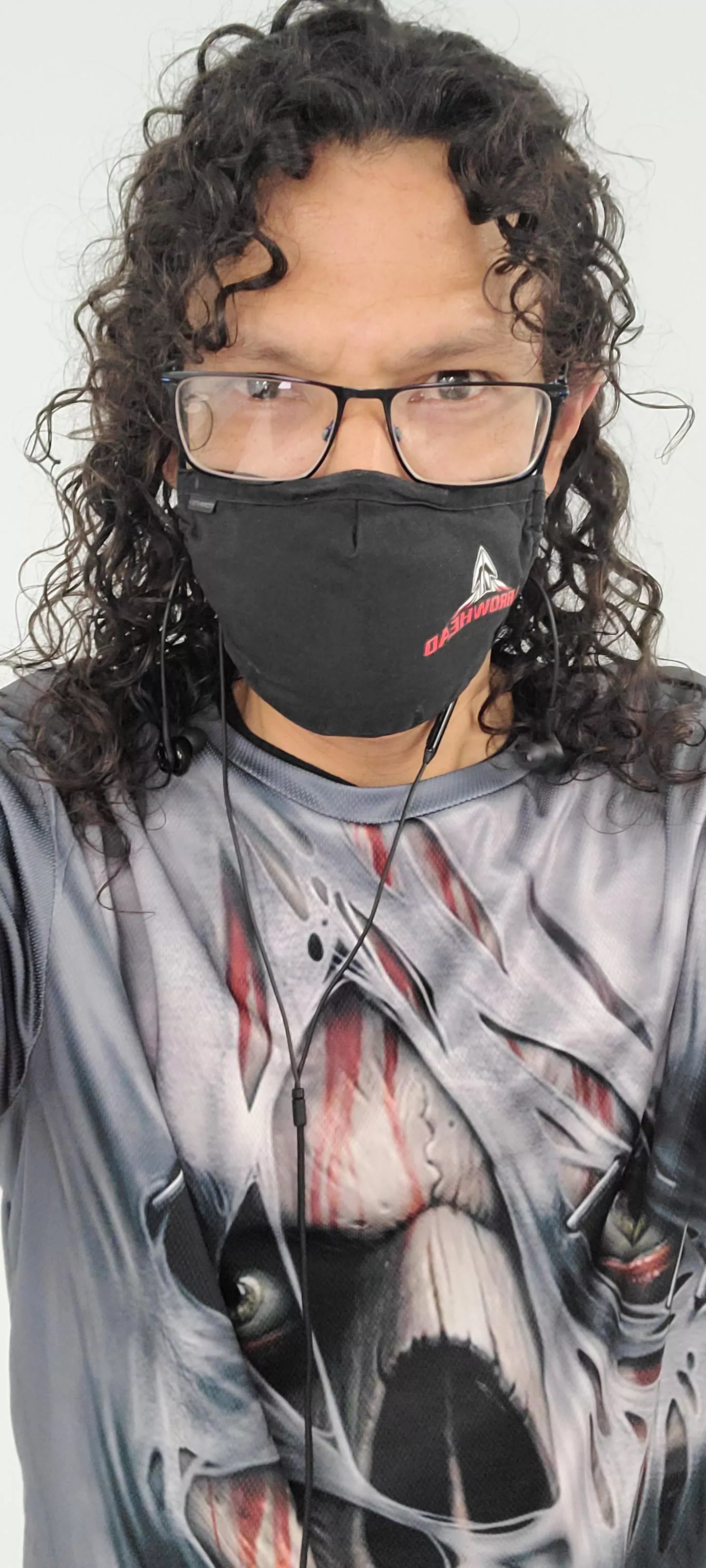 Curls got in da way so had to put my hair girly style as they call it lmfao 🤣🤪 posted by Petie_Wabbit