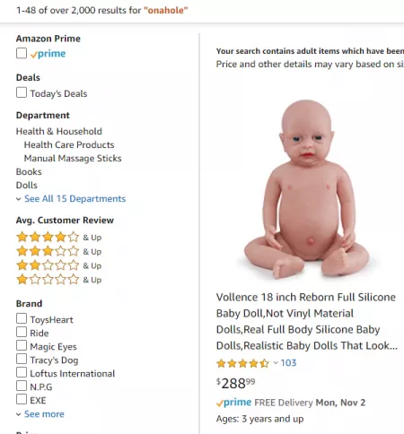 Cursed Amazon Result
