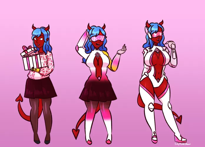 Custom Headphones by Inkyfluffdraws (Mental, Drone) by not4myprimary