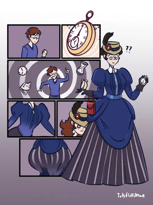 Custom Pocket Watch by Inkyfluffdraws (TGTF) by not4myprimary