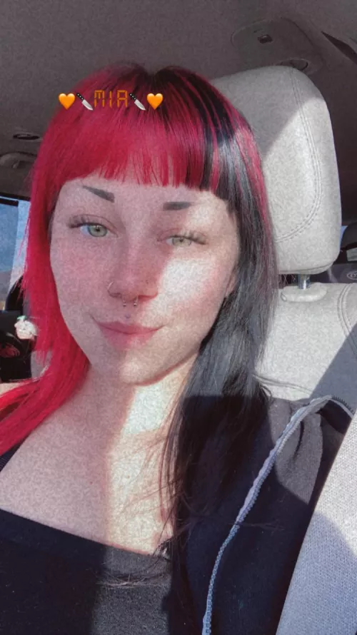 Cut my bangs a lil shorter🥰 by ieatboyz