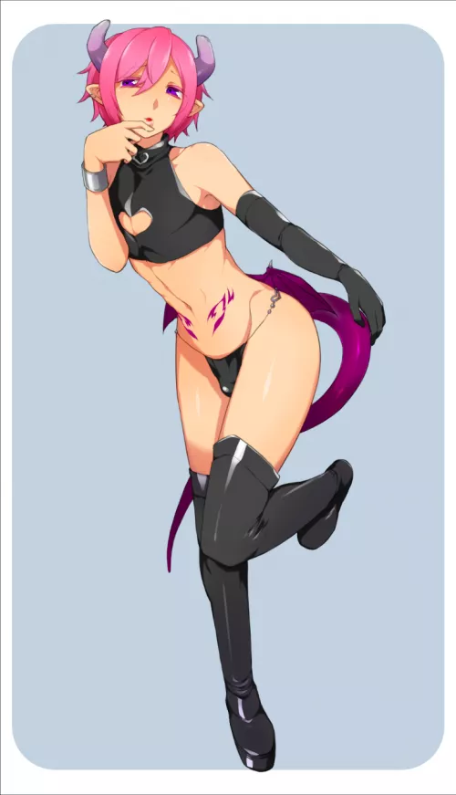 Cute demon boy by hellish_cold