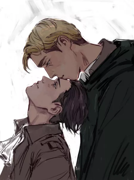 Cute Eruri (Attack on Titan) by bond_bond53