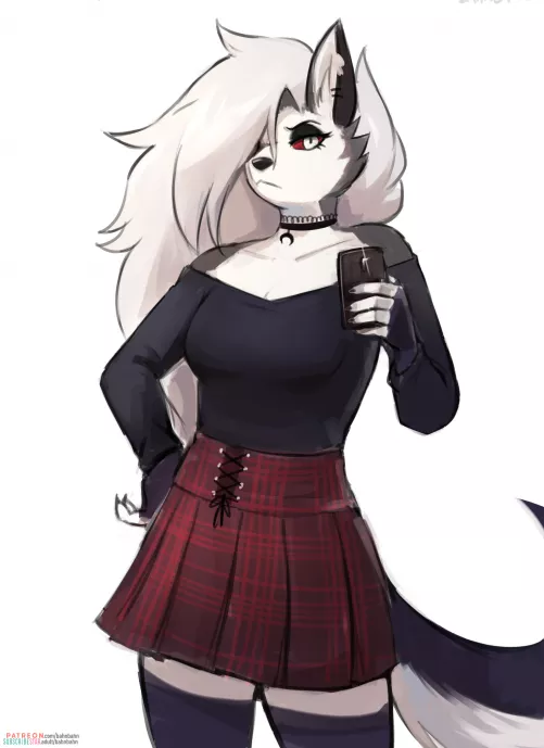 Cute & Floofy 🐺 Selfie (Bahnbahn) by 666dnuoHlleHehTanooL