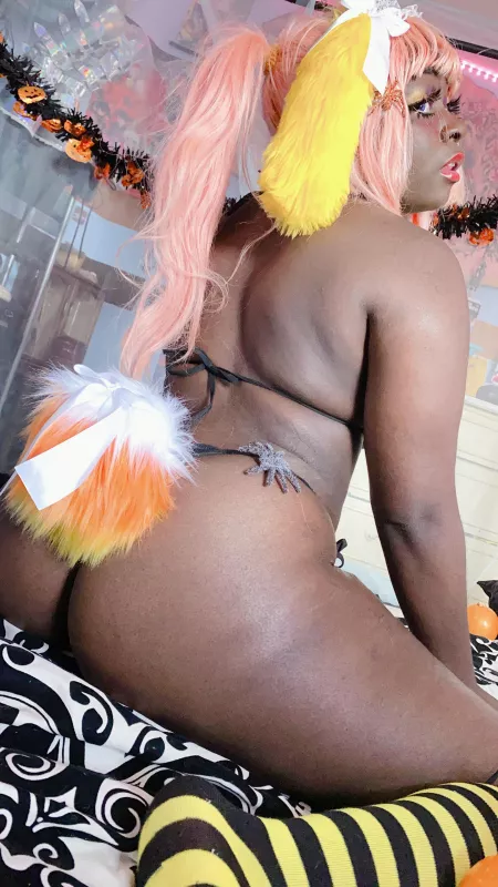 Cute Halloween Anime Bunny Girl by usagibrat