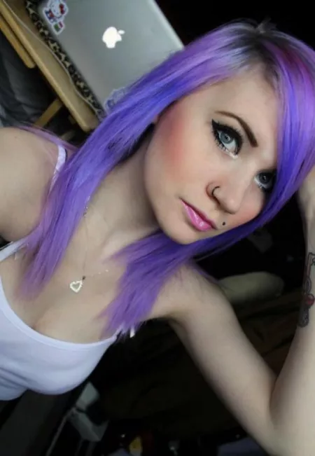 Cute in purple by satinmini