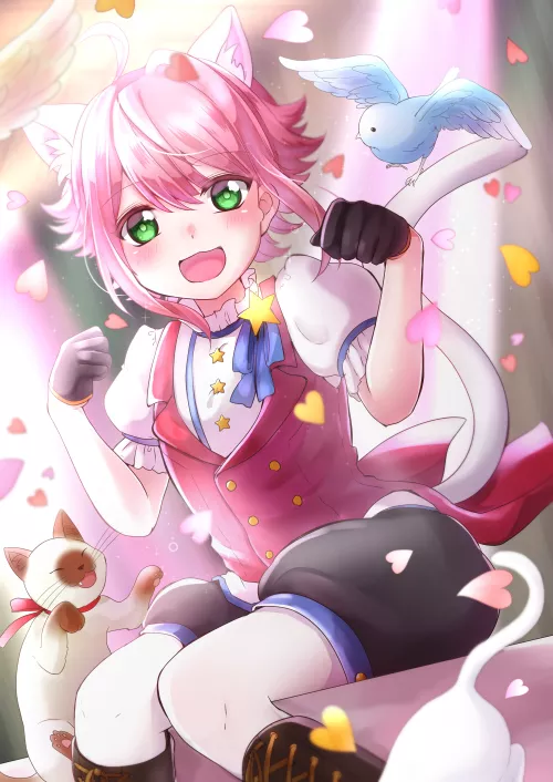 Cute neko boy by hellish_cold