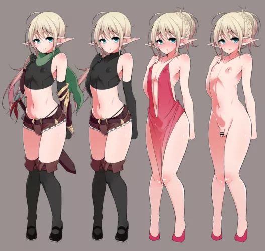 Cute otokonoko Elf in different dresses and I want him in my life by MrPervylovepussy