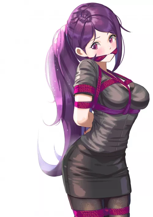 Cute rope bondage by kinky_toast