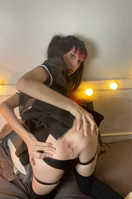 Cute sissy shows hole by ellasmitherson