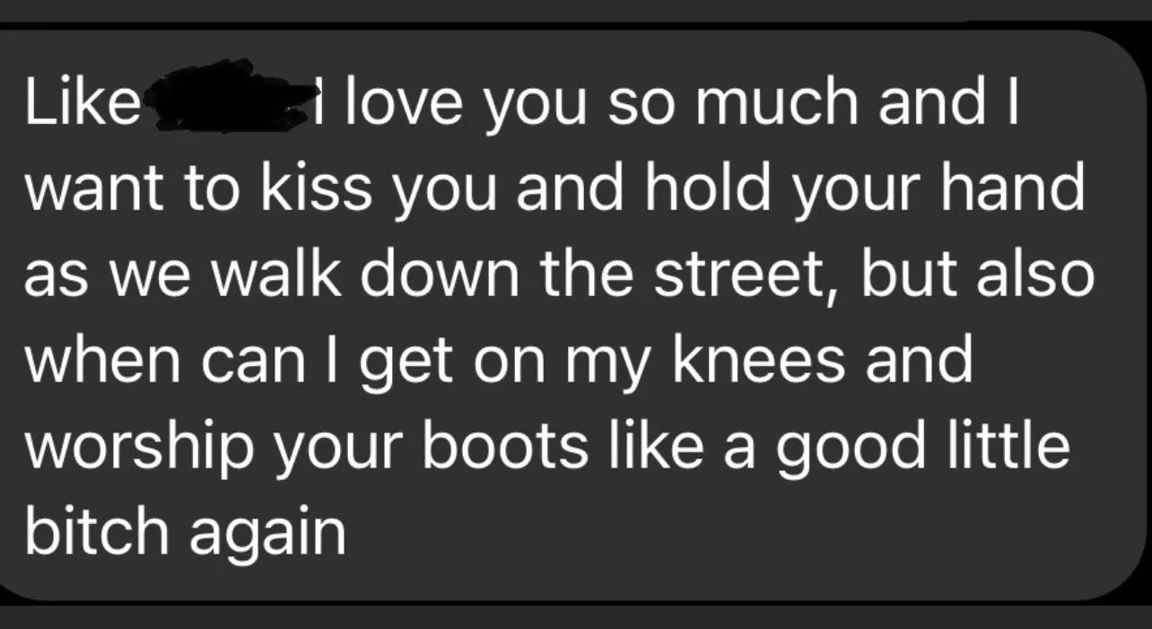 Cute text from my baby boy posted by camillarose_