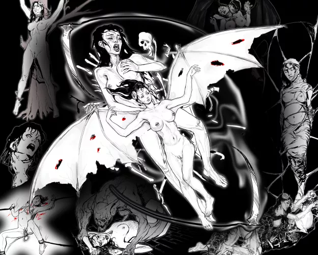 Cycle of transformations - Becoming a Succubus [Free game - link and info in comments] by VincentValensky