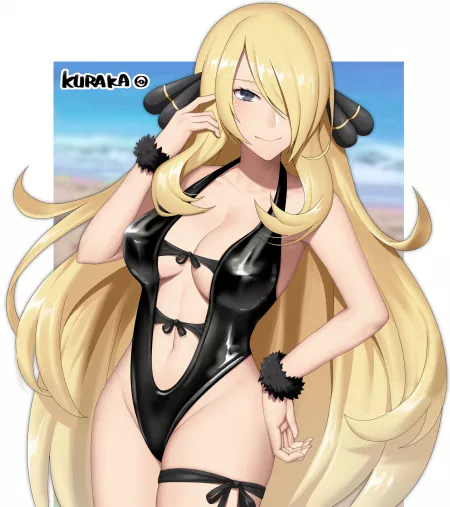 Cynthia's swimsuit~♥ by Spiritual-Function