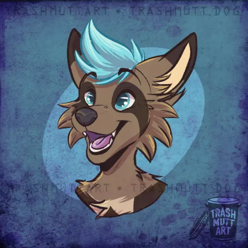 :D (art by me - TrashmuttArt on Twitter) by trash-mutt