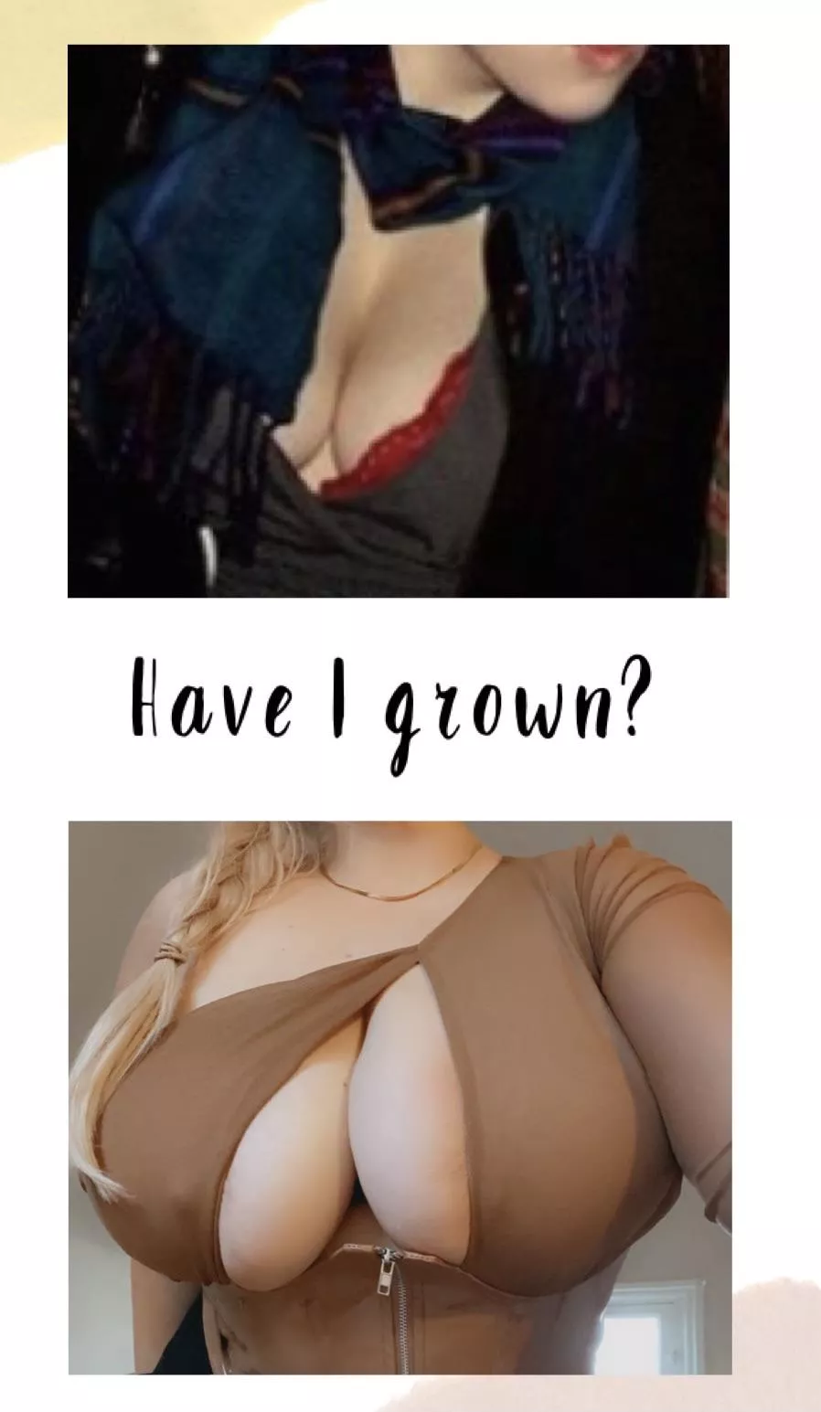 D cup to H cup - it’s been a while since I last posted. Sometimes I forget how far I’ve come 😅 posted by tittiesandtalk