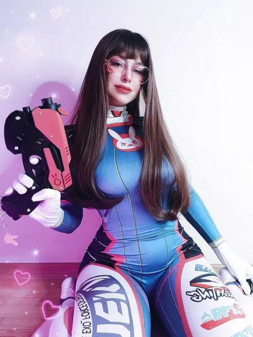 D. Va from overwatch by Tracy by yournymphh