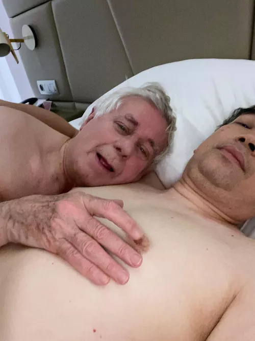 Dad 68 yo and I at hotel. by asiagayboy75