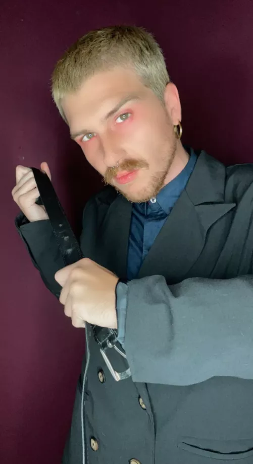 Dad belt is his favorite toy for sissy sad holes like your, you deserve it? by ProperZone7773