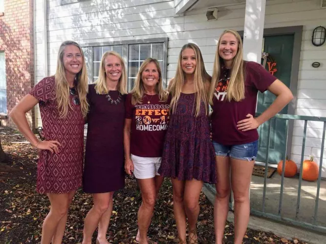 Dad got really tired of all the hormones in the house and walked out years ago. We haven't seen him since. Mom has taken really good care of us all. Holidays home from college are the best. by UnloadingMySaves