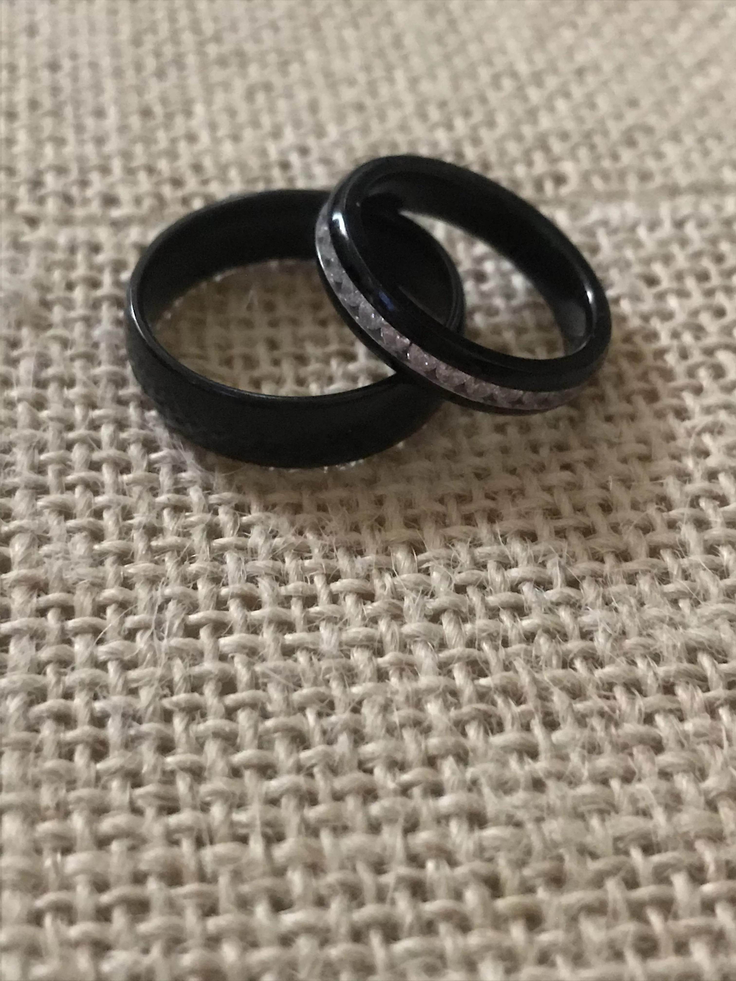 Daddy and I got married. Our rings say kitten and daddy on the inside! posted by cutiesaurus98