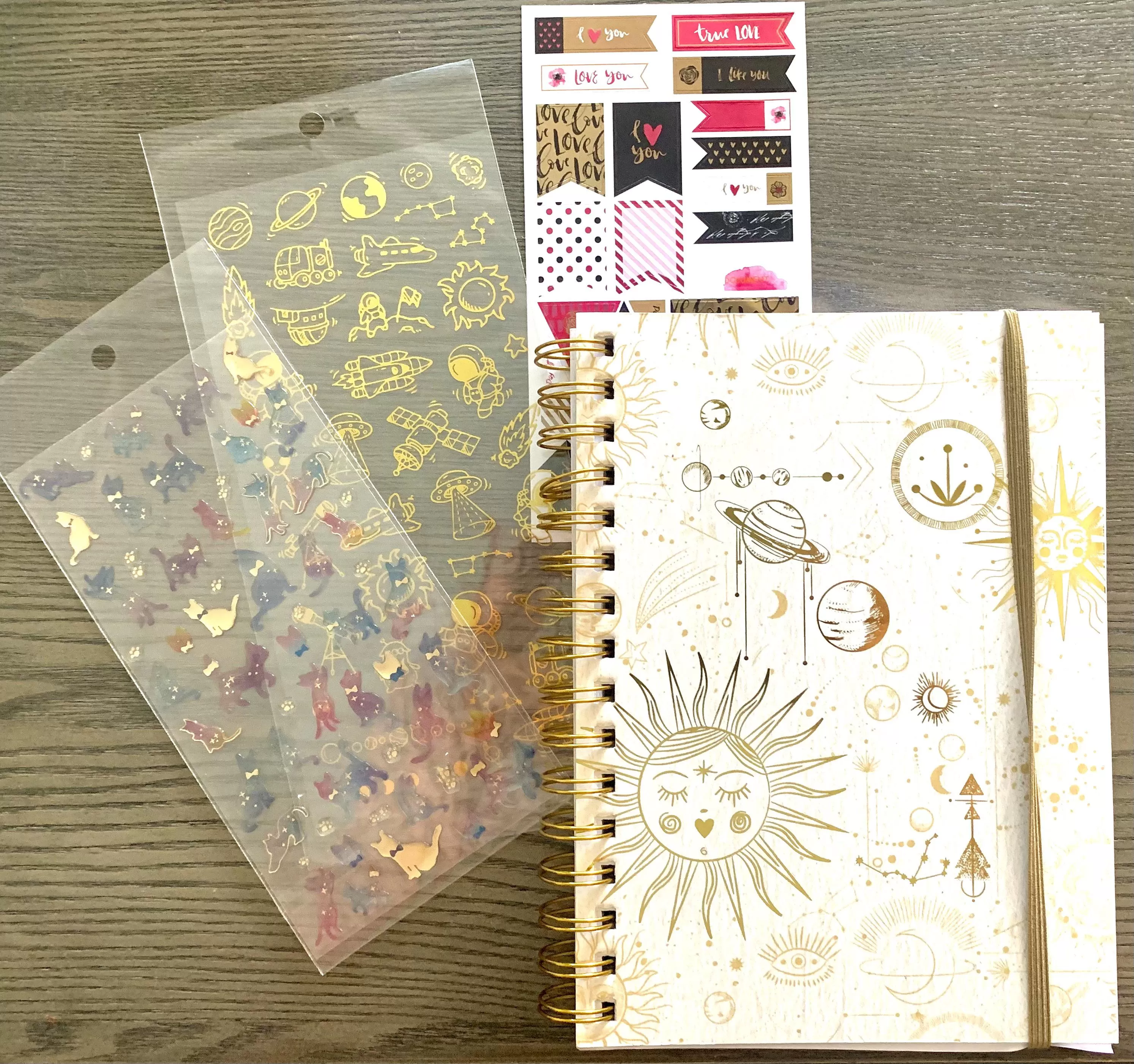 Daddy got me a new journal and stickers to go with it!🥰 posted by Babygirl8610