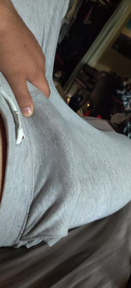 Daddy has some morning wood to take care of 😉 by TristromL