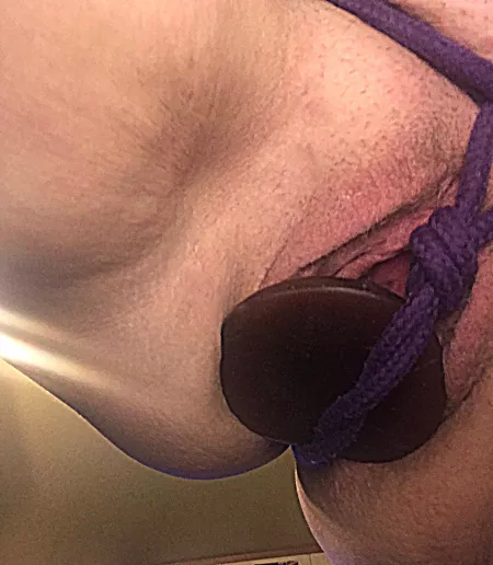 Daddy stuf[f]ed my pussy with the biggest plug we have then tied it in till he’s ready to use me later tonight by Lord_Knight-Lady_J