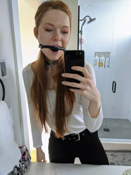 Daddy waits to remove my gag until after he and all his guests finish eating. by sothisshit