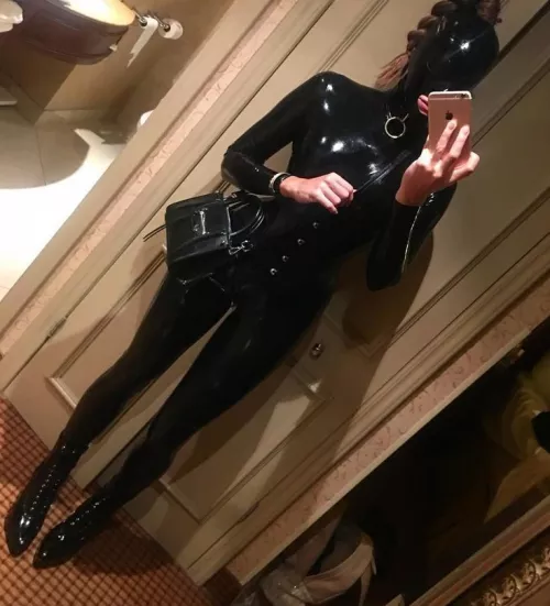 Daddy won't let me go out like this. I can't imagine why. by paleghosting