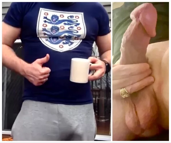 Dad’s heavy bulge [40s] by thick-white-duke