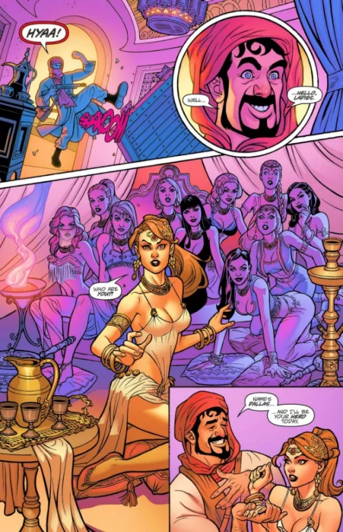 Dallas' New Harem [Danger Girl: Trinity #4] by lordhater1