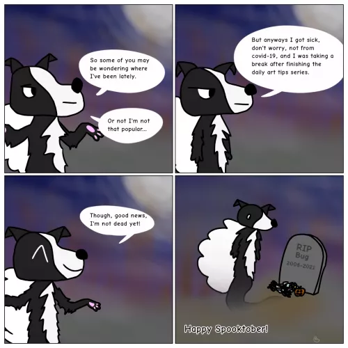 Damnit (Art by me!) by JustARandomWoof